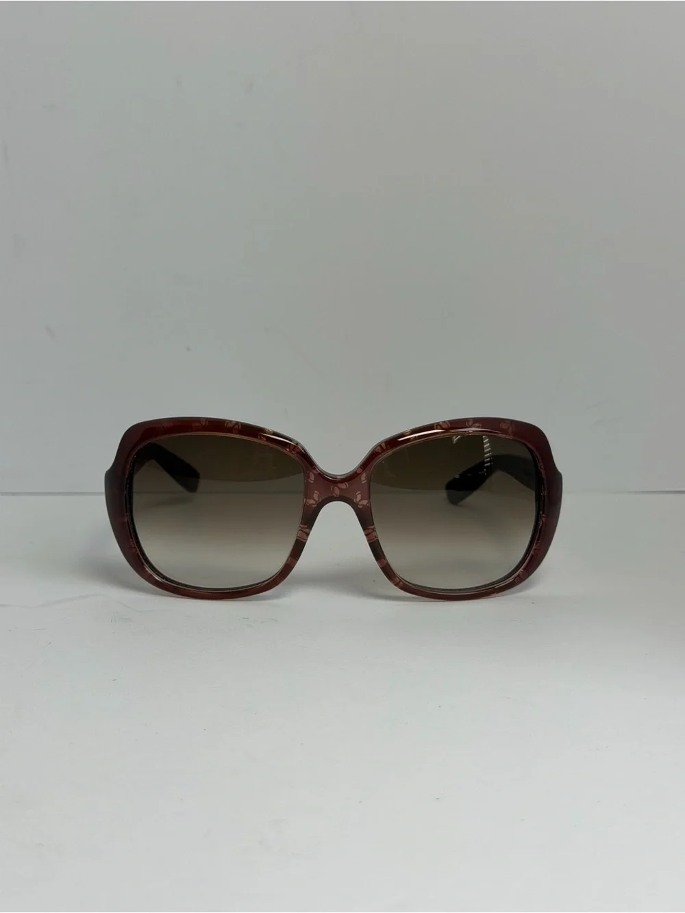 Bottega Veneta BV156/S UVD 02 Butterfly Print Brown Gradient Sunglasses